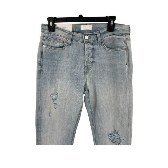 7 For All Mankind Jeans Josefina feminine boyfriend light blue size 26 - Picture 2 of 6